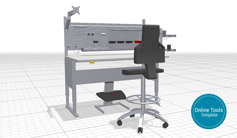 Mesa 2F con sistema toolpanel®